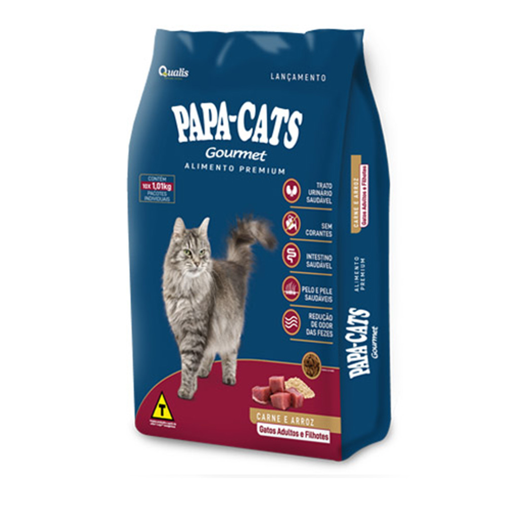 Papa Cats Gourmet Carne e Arroz