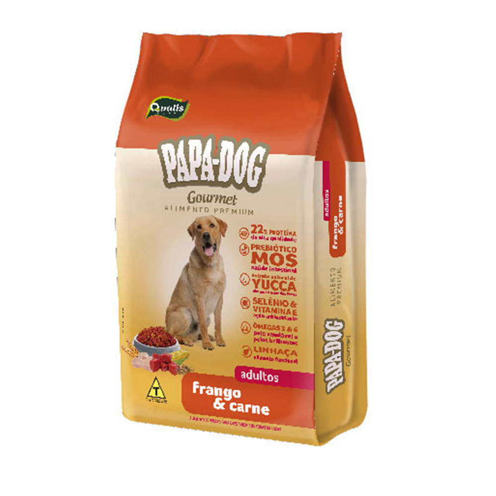 Papa Dog Gourmet Frango e Carne - Adultos