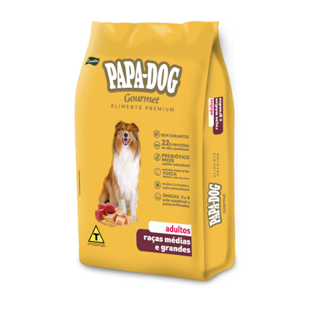 Papa Dog Gourmet Raças Médias e Grandes Adulto