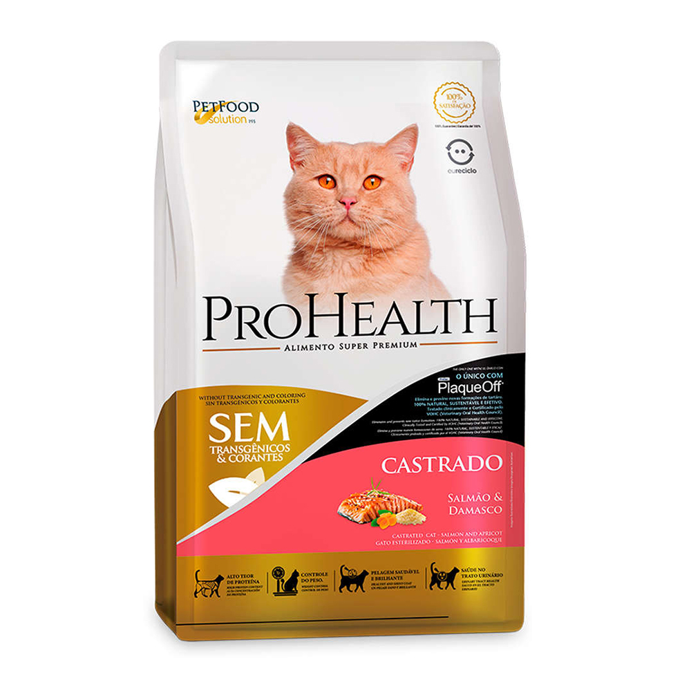 Pro Health Castrado - Salmão e Damasco