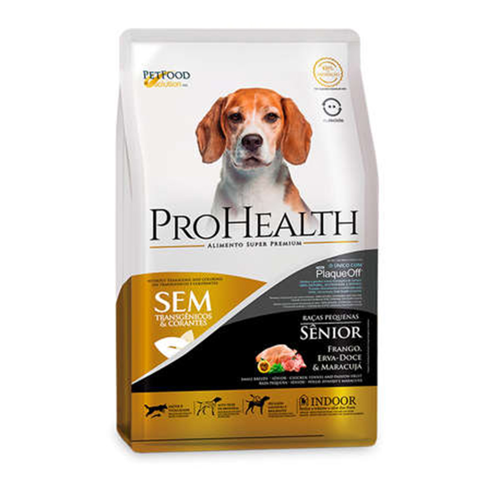 Ração Seca Pro Health Super Premium Sênior Frango Erva Ração Seca Pro Health Super Premium Sênior Frango Erva